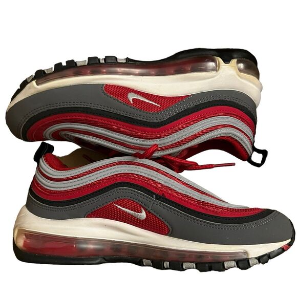 Nike Air Max 97s Grey Red Colorway - Picture 6 of 12